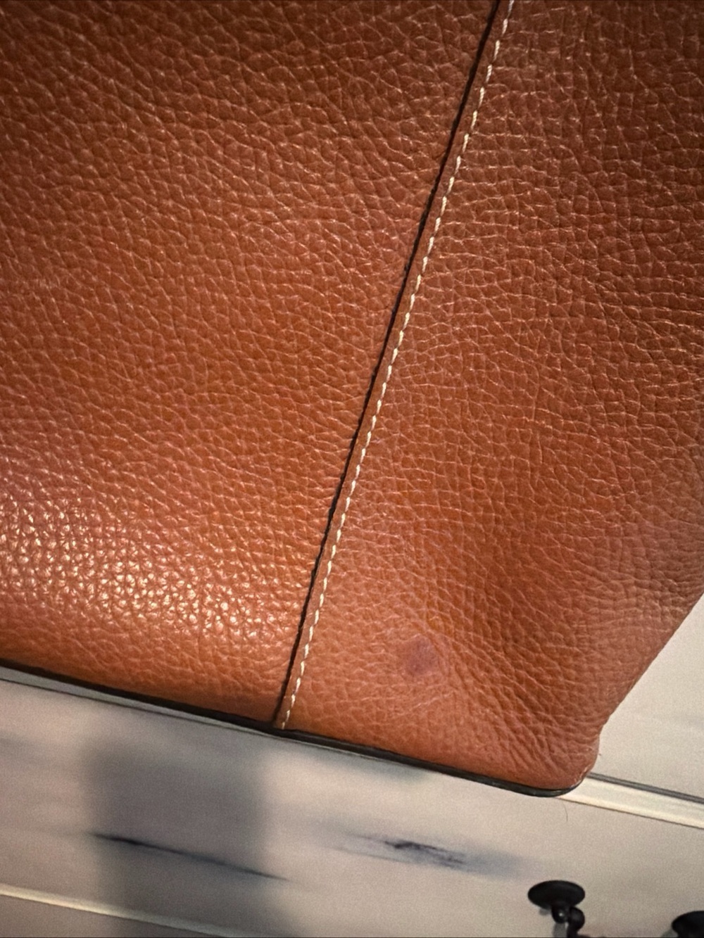 $328 Dooney & Bourke Pebble Grain Small Lexington Leather Tote Bag Caramel - Picture 4 of 16